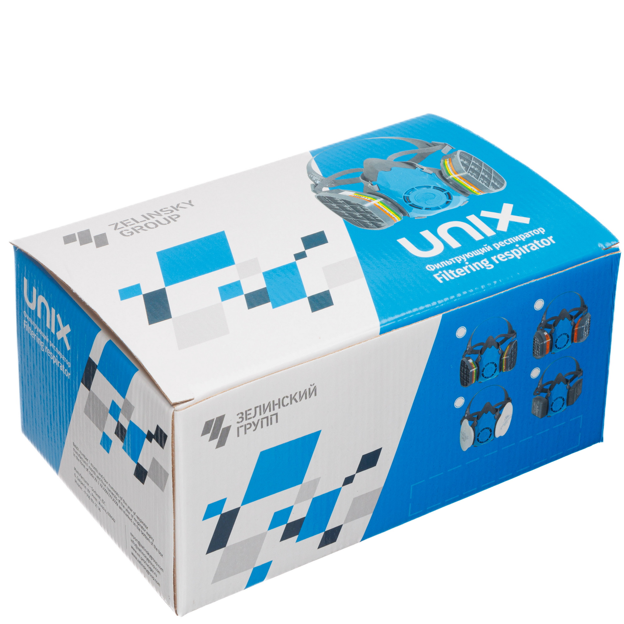 картинка Респиратор фильтрующий UNIX 2100/303 марки P3 R D ТУ 2568-610-05795731-2013(3 рост) 